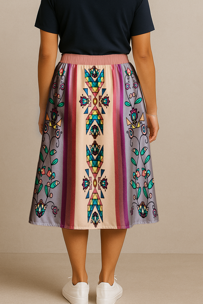 Sister Arrows Pastel Midi Skirt