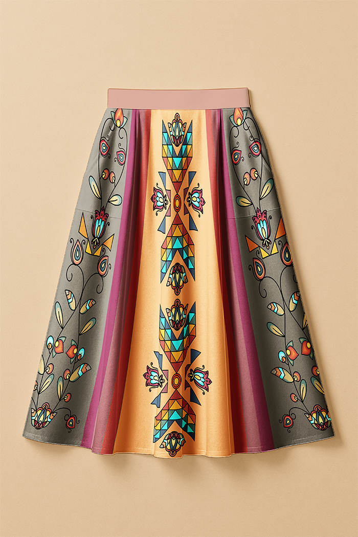 Sister Arrows Earthy Luxe Midi Skirt