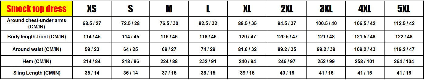 Flames of Heritage Smock Top Dress