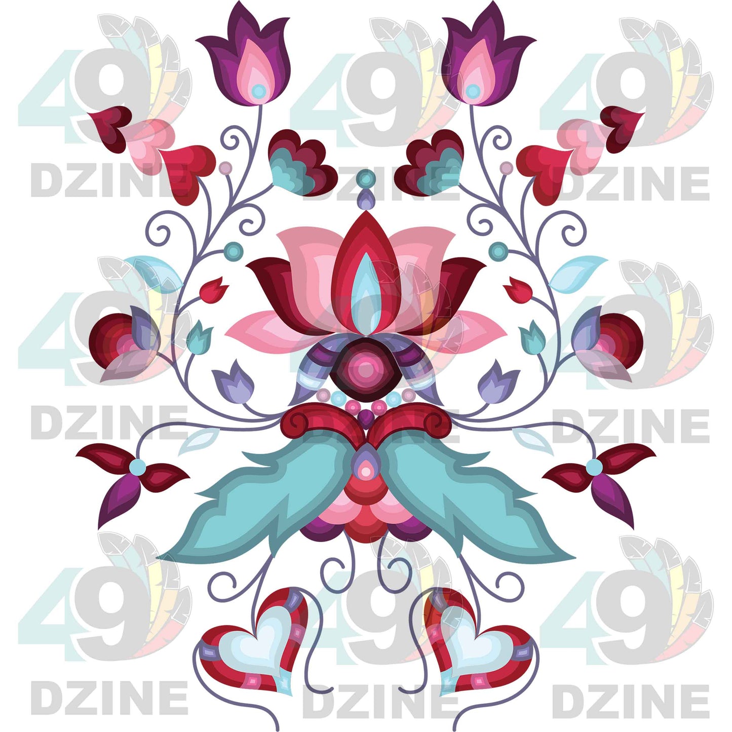 Snowlit Petal Dreams