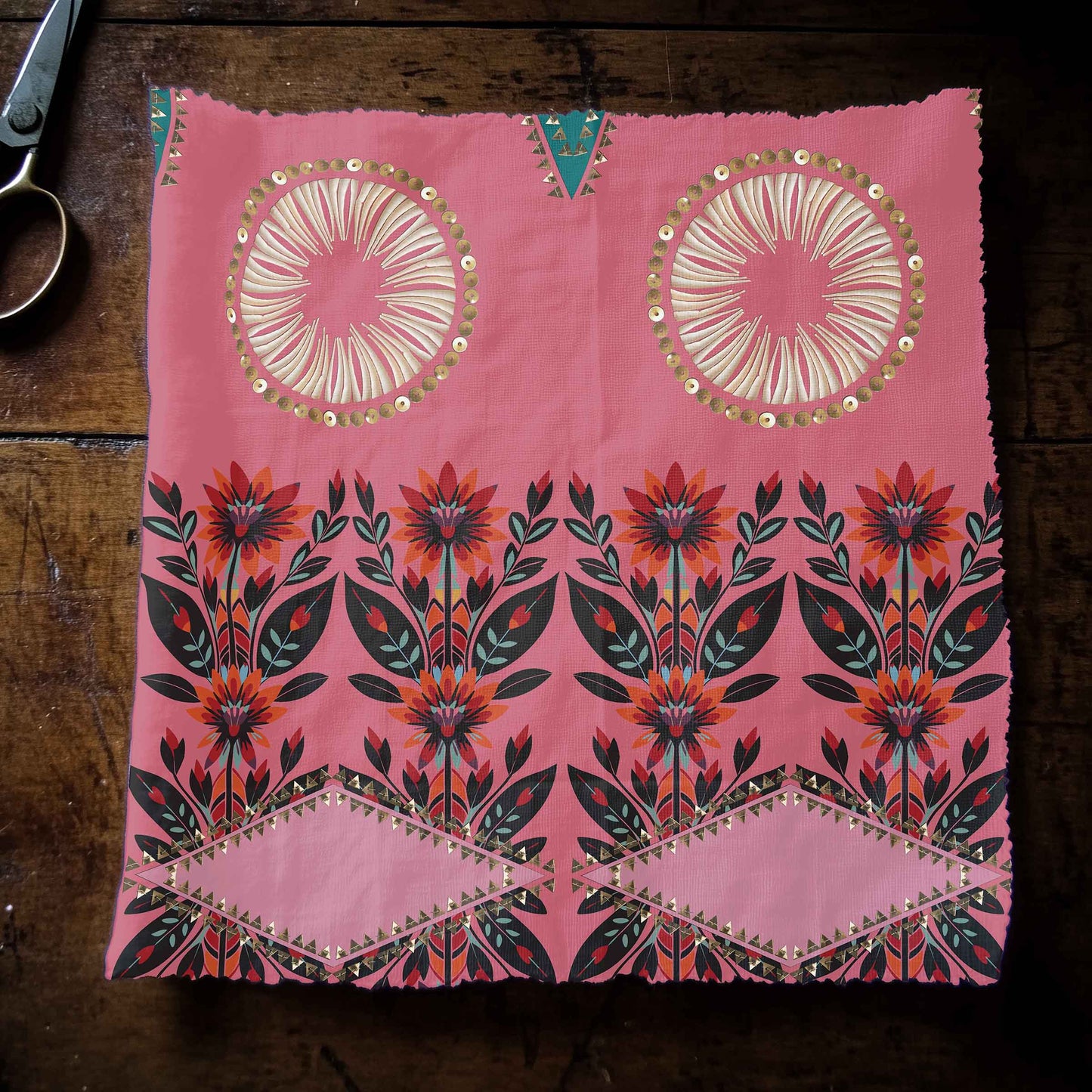 Spring Deco Pink Fabric