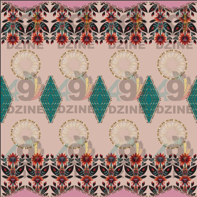 Spring Deco Blush Fabric