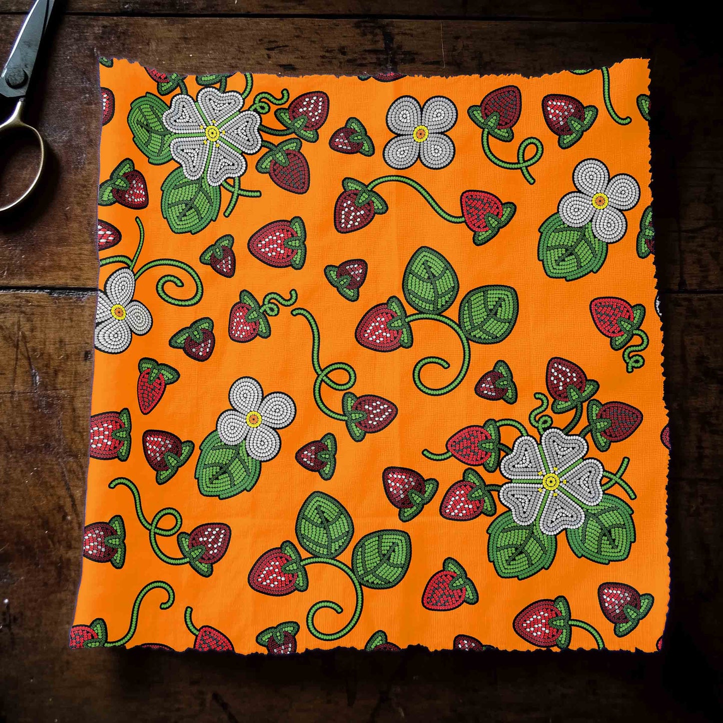 Strawberry Dreams Carrot Fabric