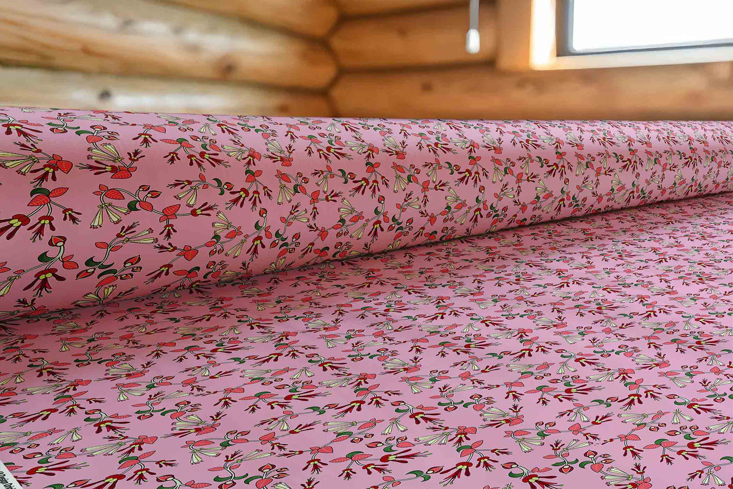 Strawberry Floral Fabric