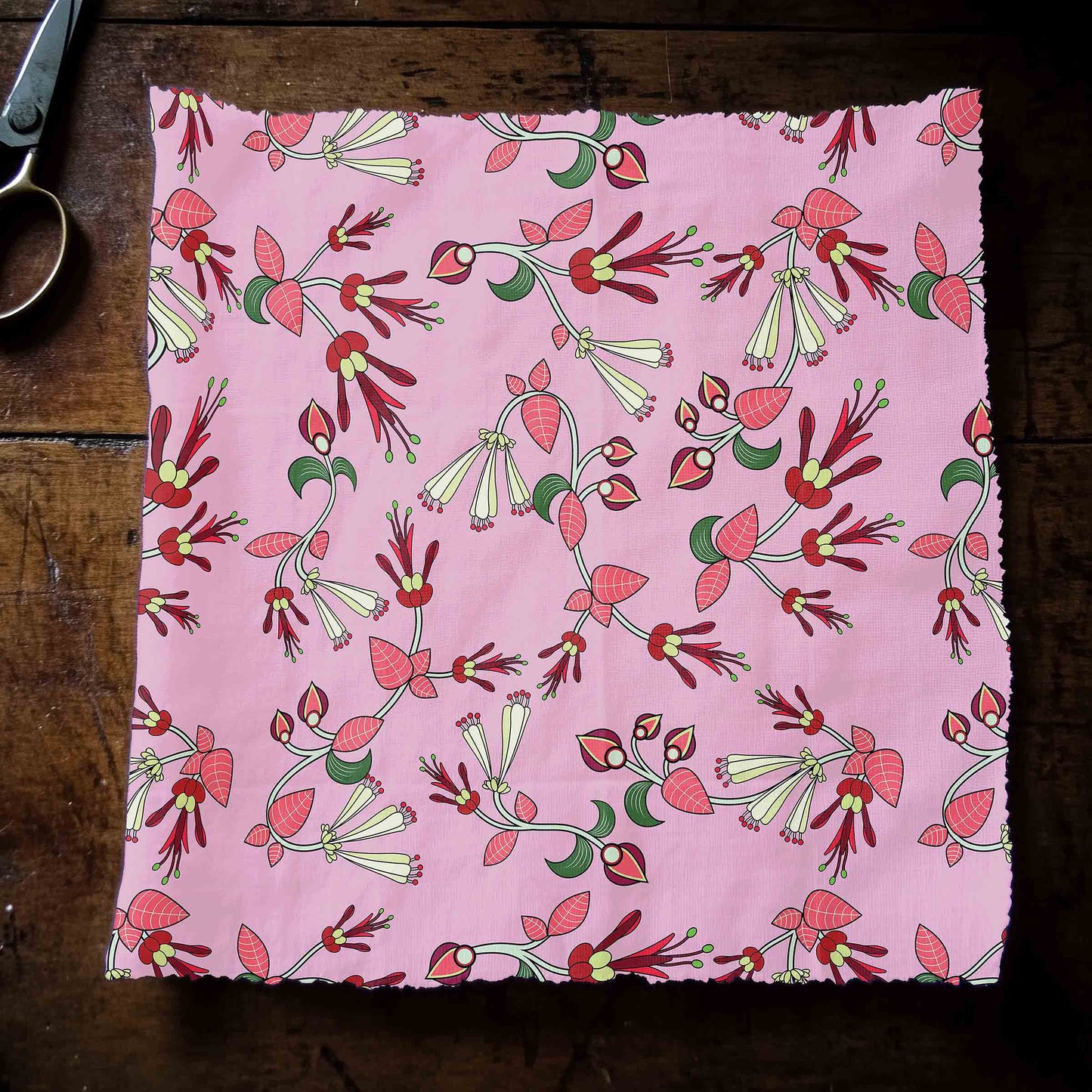 Strawberry Floral Fabric