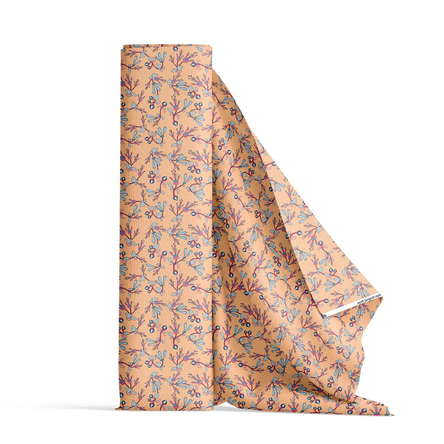 Swift Floral Peach Fabric