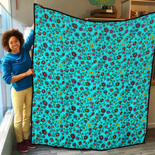 Load image into Gallery viewer, Nature&#39;s Nexus Turquoise Lightweight Quilt
