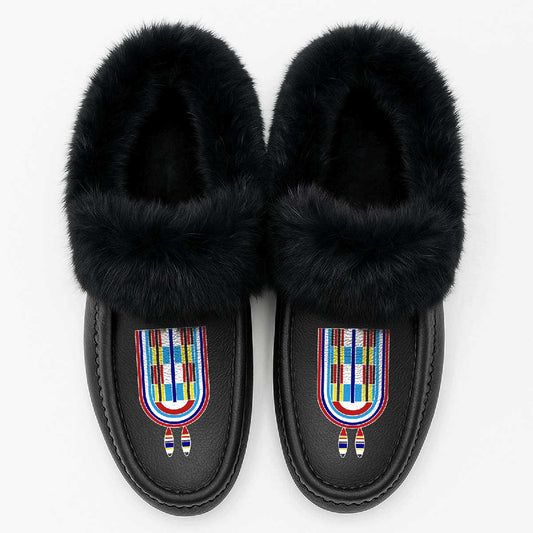 Prairie Signal Fur Moccasin