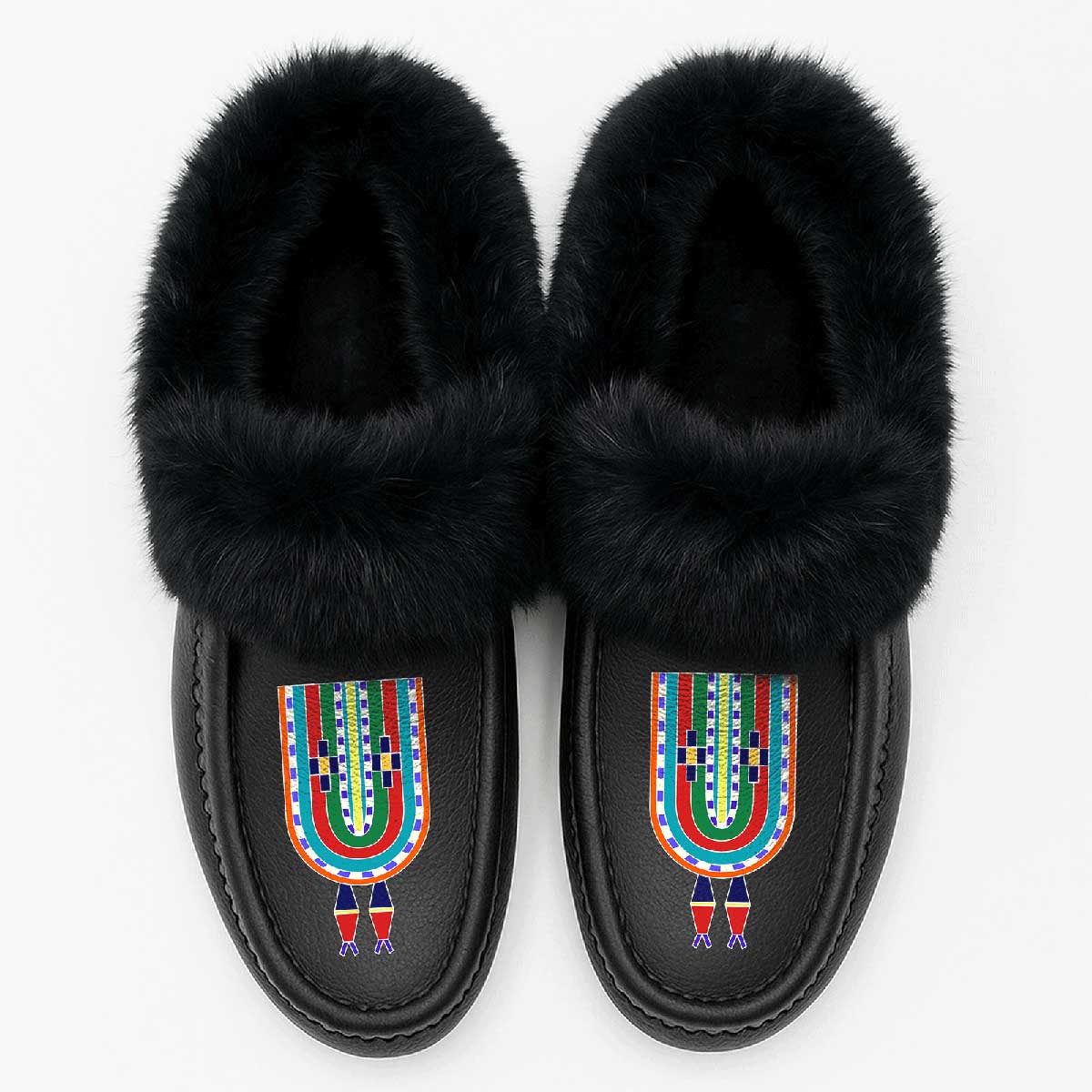 River Hold Fur Moccasin