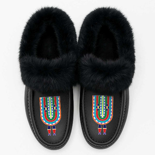 River Hold Fur Moccasin