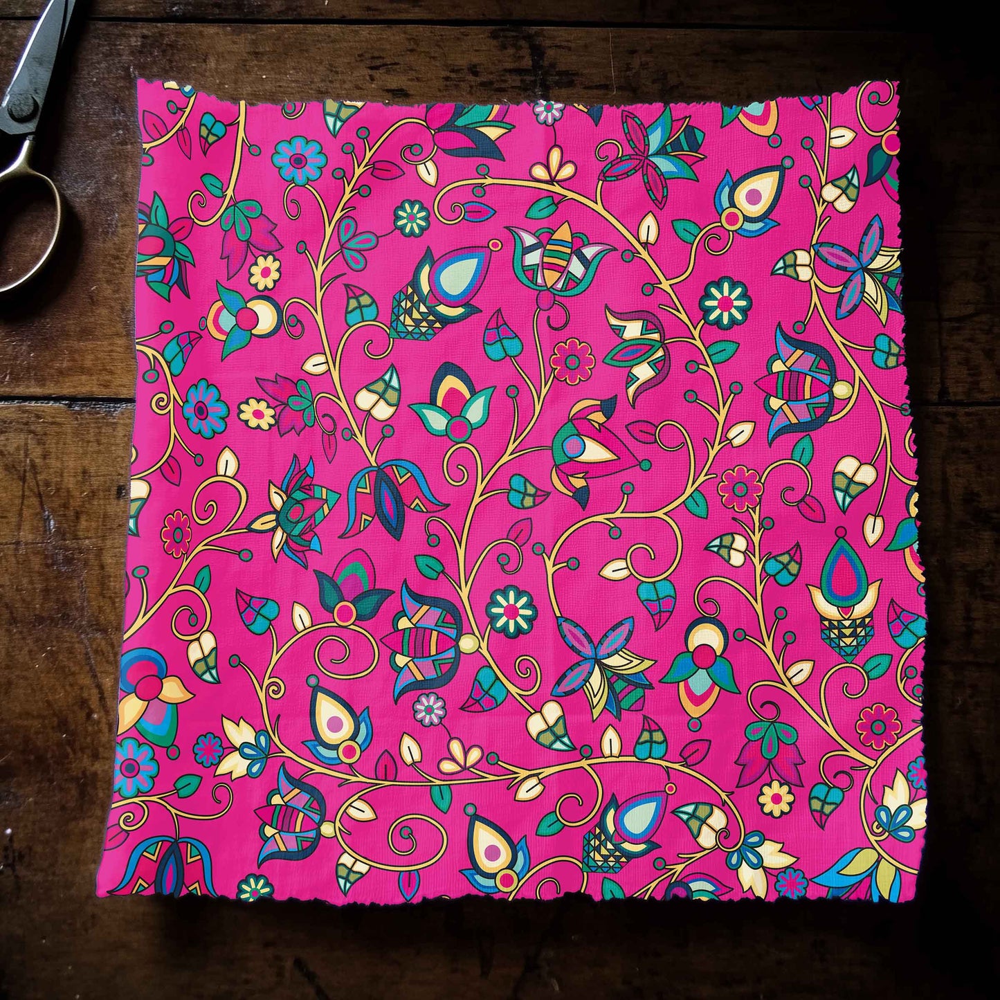 Thorny Path Pink Fabric