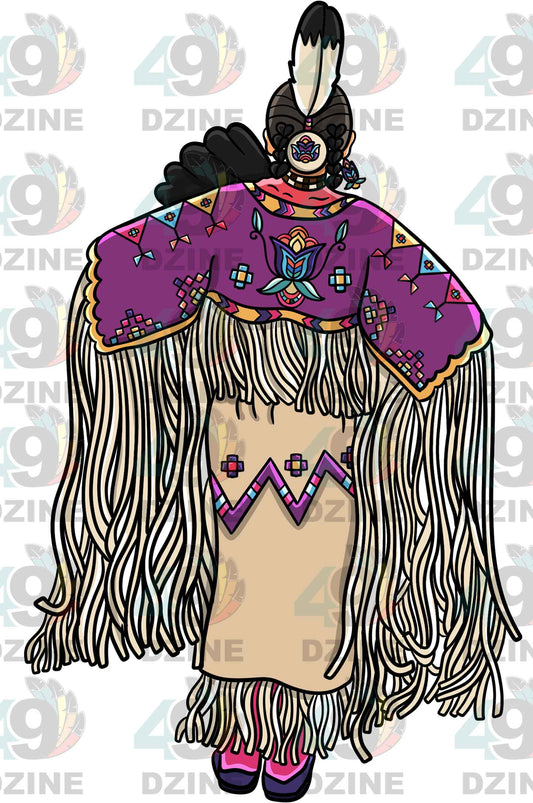 Traditional Buckskin Dancer