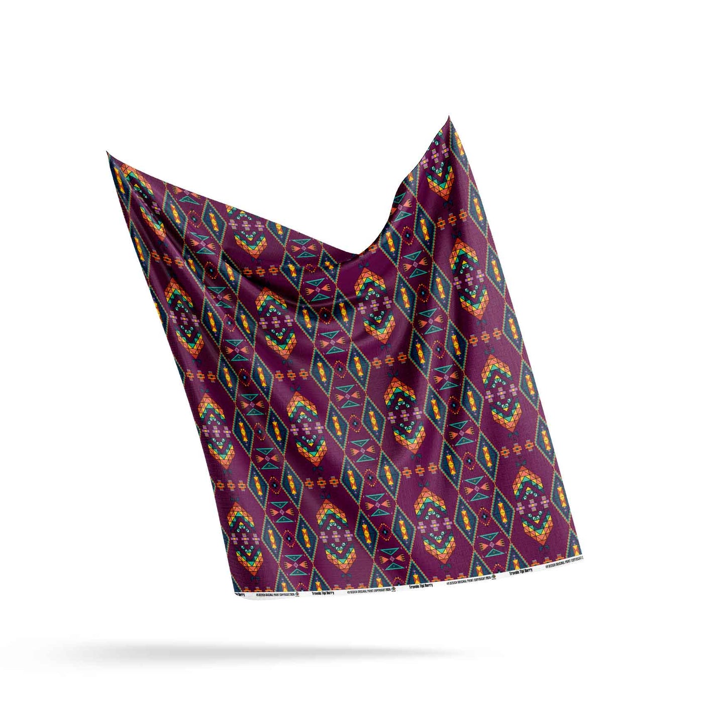 Travois Tipi Berry Fabric