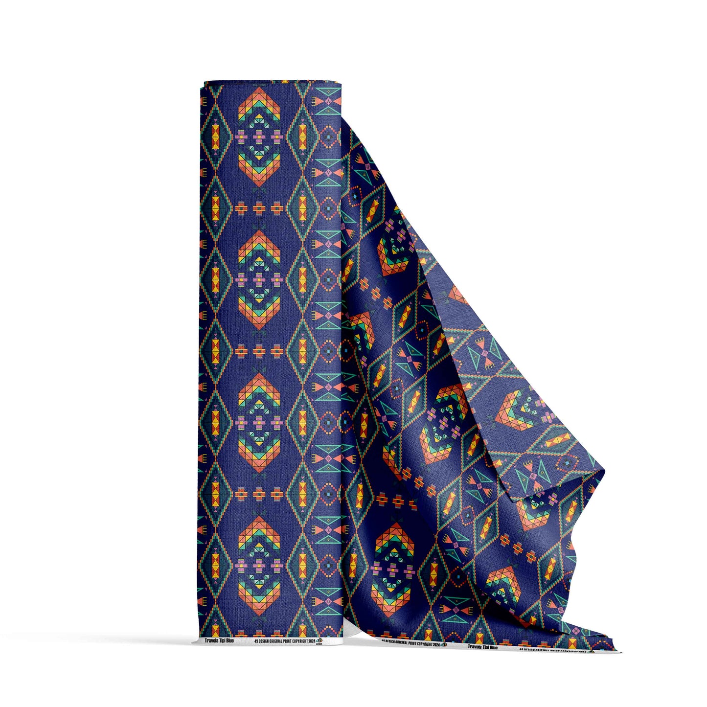 Travois Tipi Blue Fabric