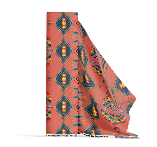 Travois Tipi Canyon Earth Fabric