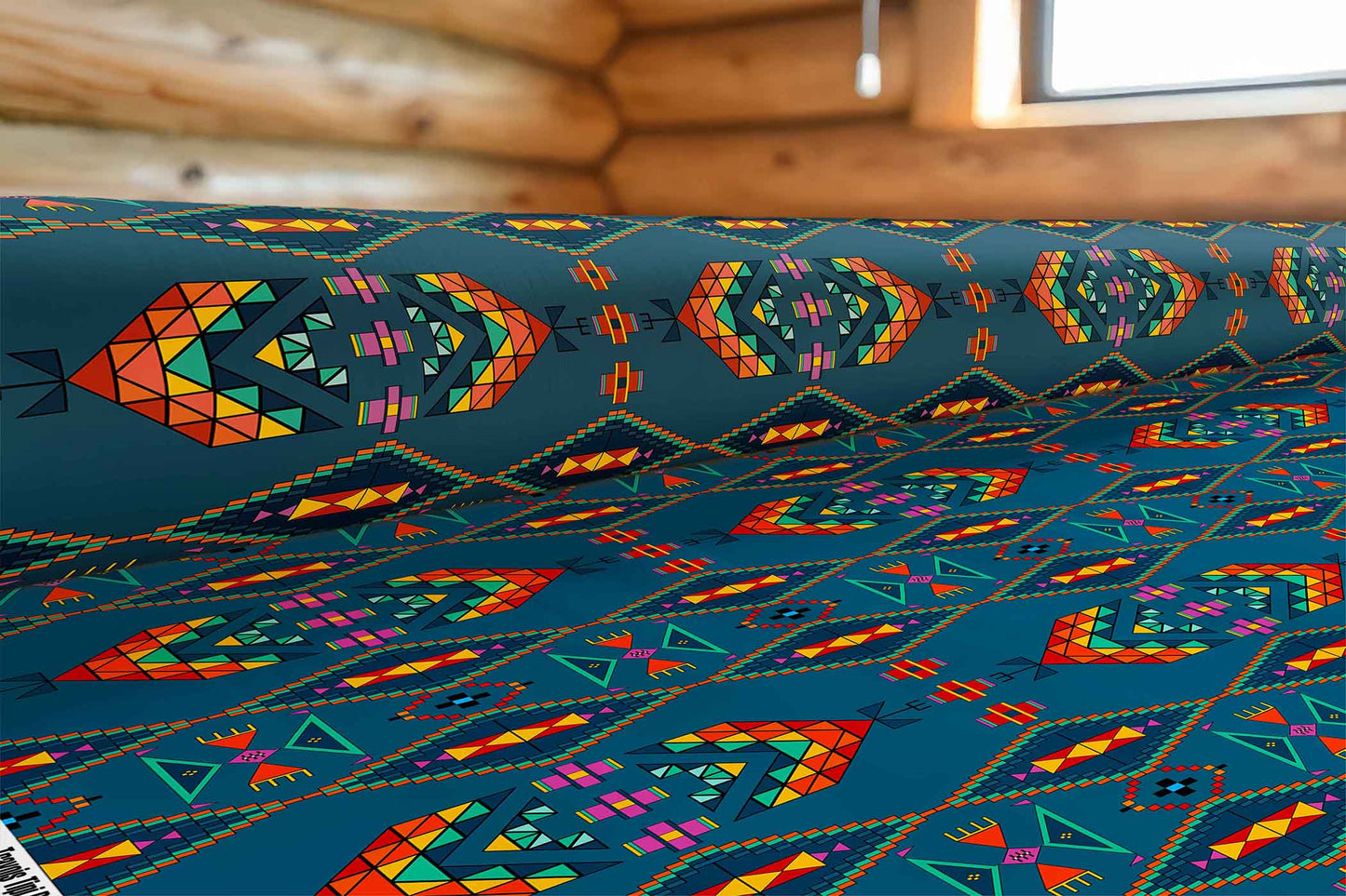 Travois Tipi Deep Lake Fabric