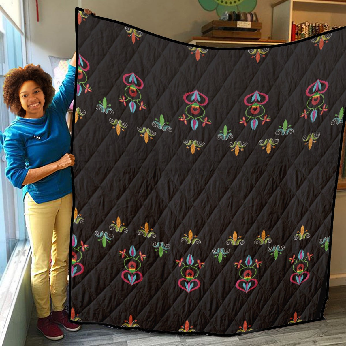 Metis Corn Mother Lightweight Quilt