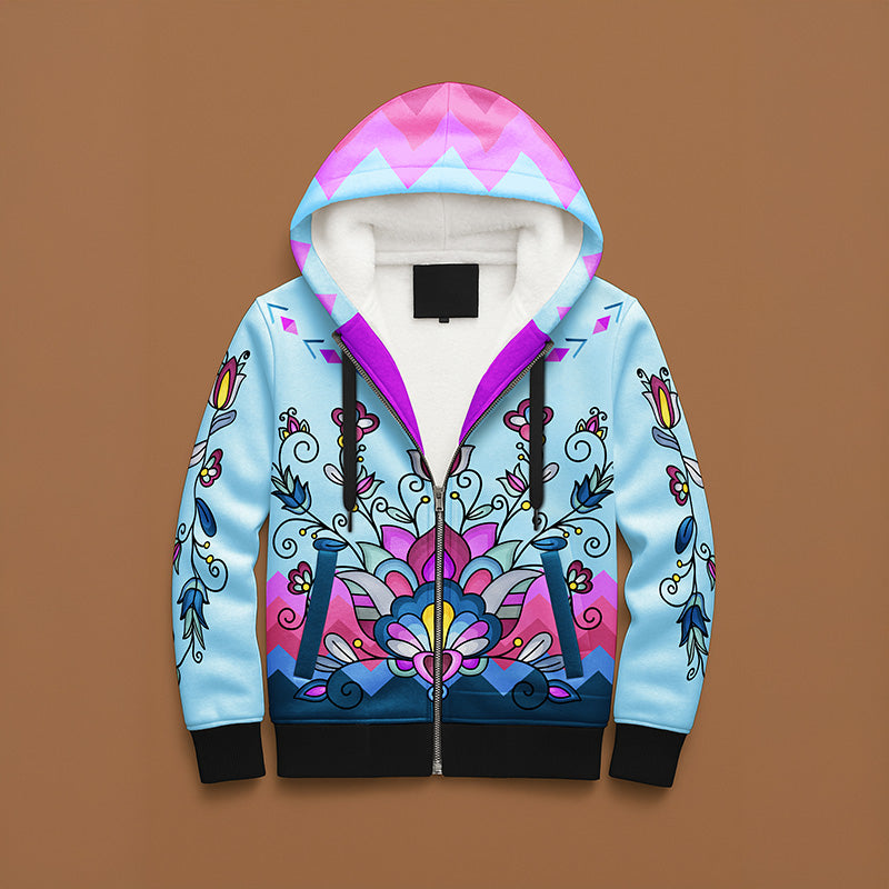 Autumn Bundle Blessing Women's Sherpa Hoodie