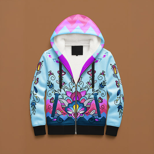 Autumn Bundle Blessing Women's Sherpa Hoodie