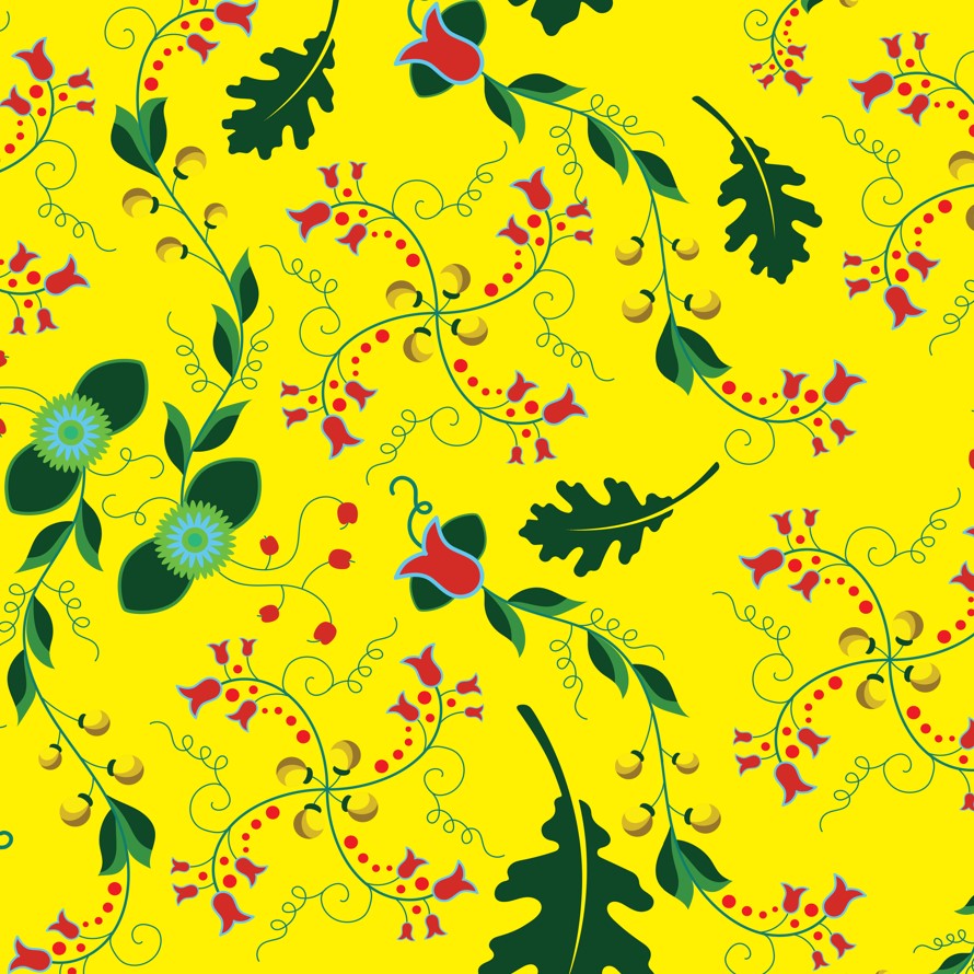 Vine Life Lemon Fabric