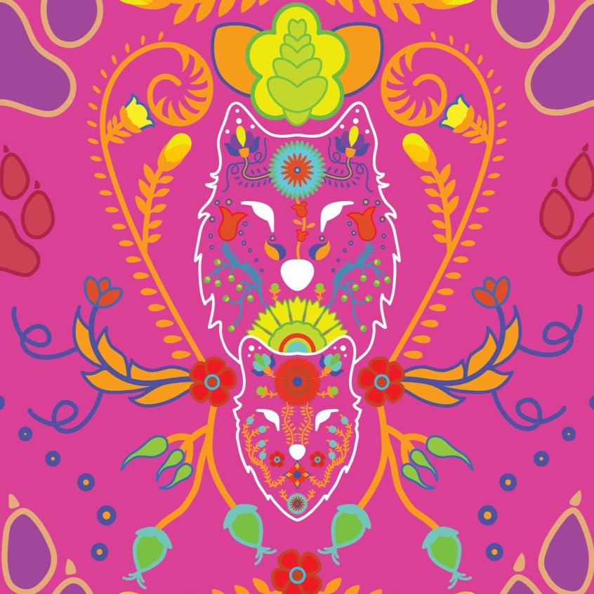 Wolf Kin Passion Fruit Fabric