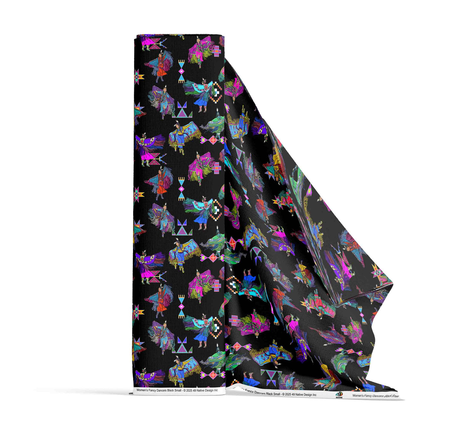 Women's Fancy Dancers Black Small Fabric