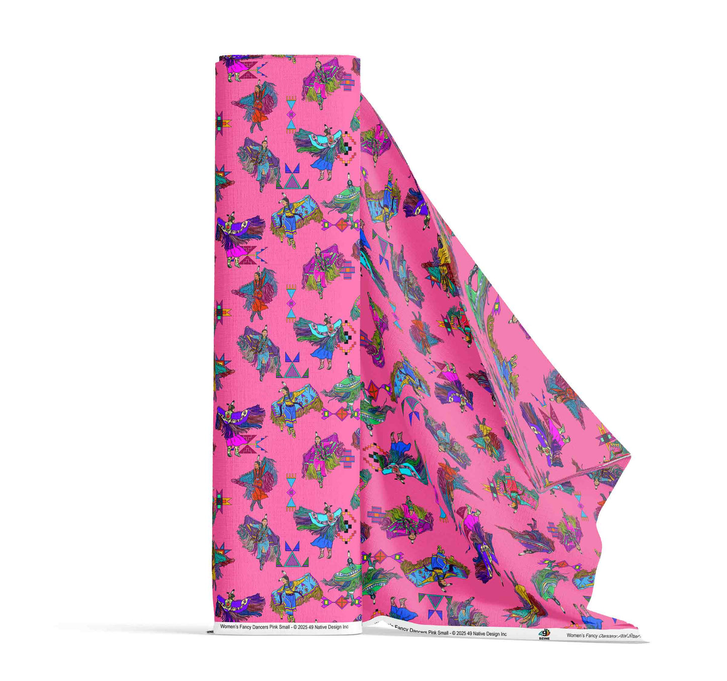 Women's Fancy Dancers Pink Small Fabric