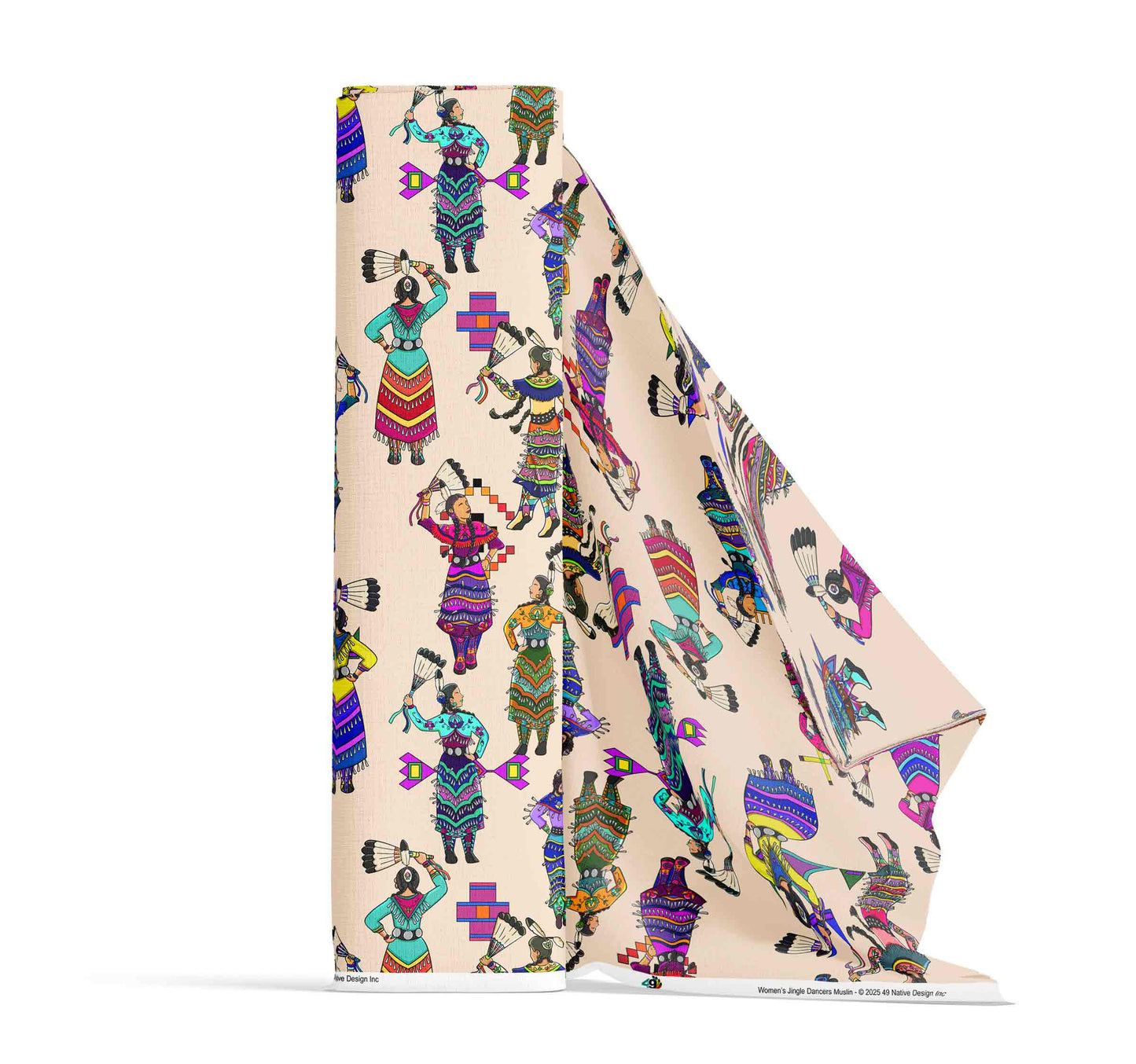 Women's Jingle Dancers Muslin Large Fabric