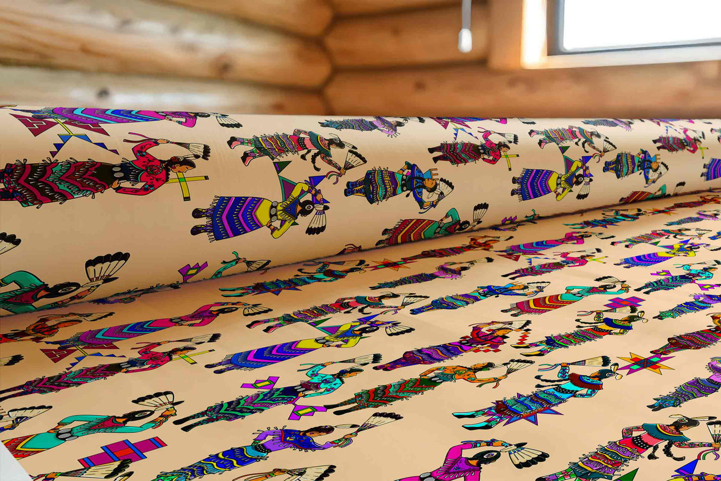 Women's Jingle Dancers Muslin Large Fabric