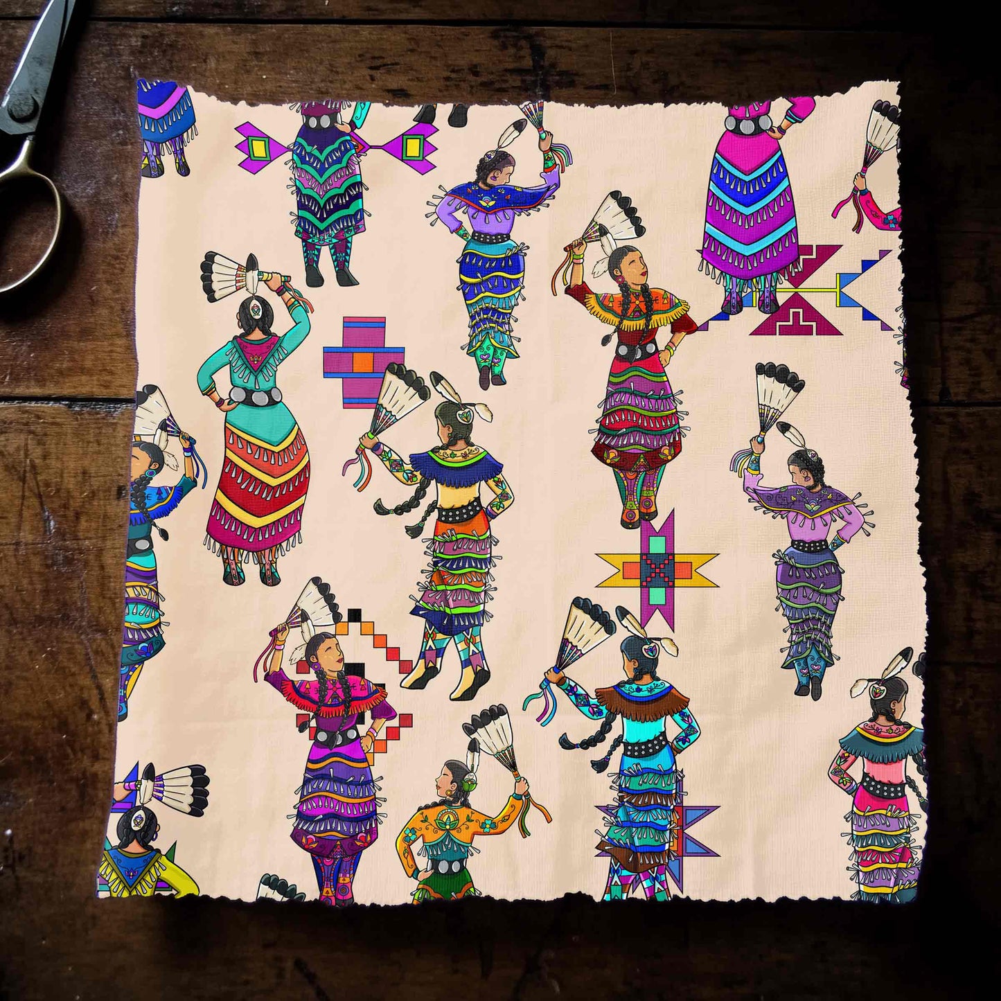 Women's Jingle Dancers Muslin Small Fabric
