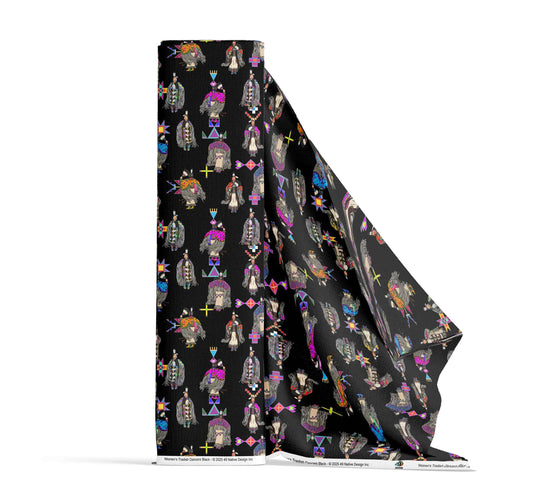 Women's Tradish Dancers Black Small Fabric