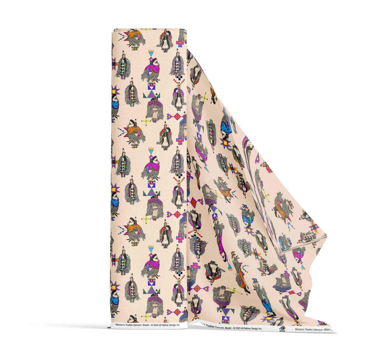 Women's Tradish Dancers  Muslin Small Fabric
