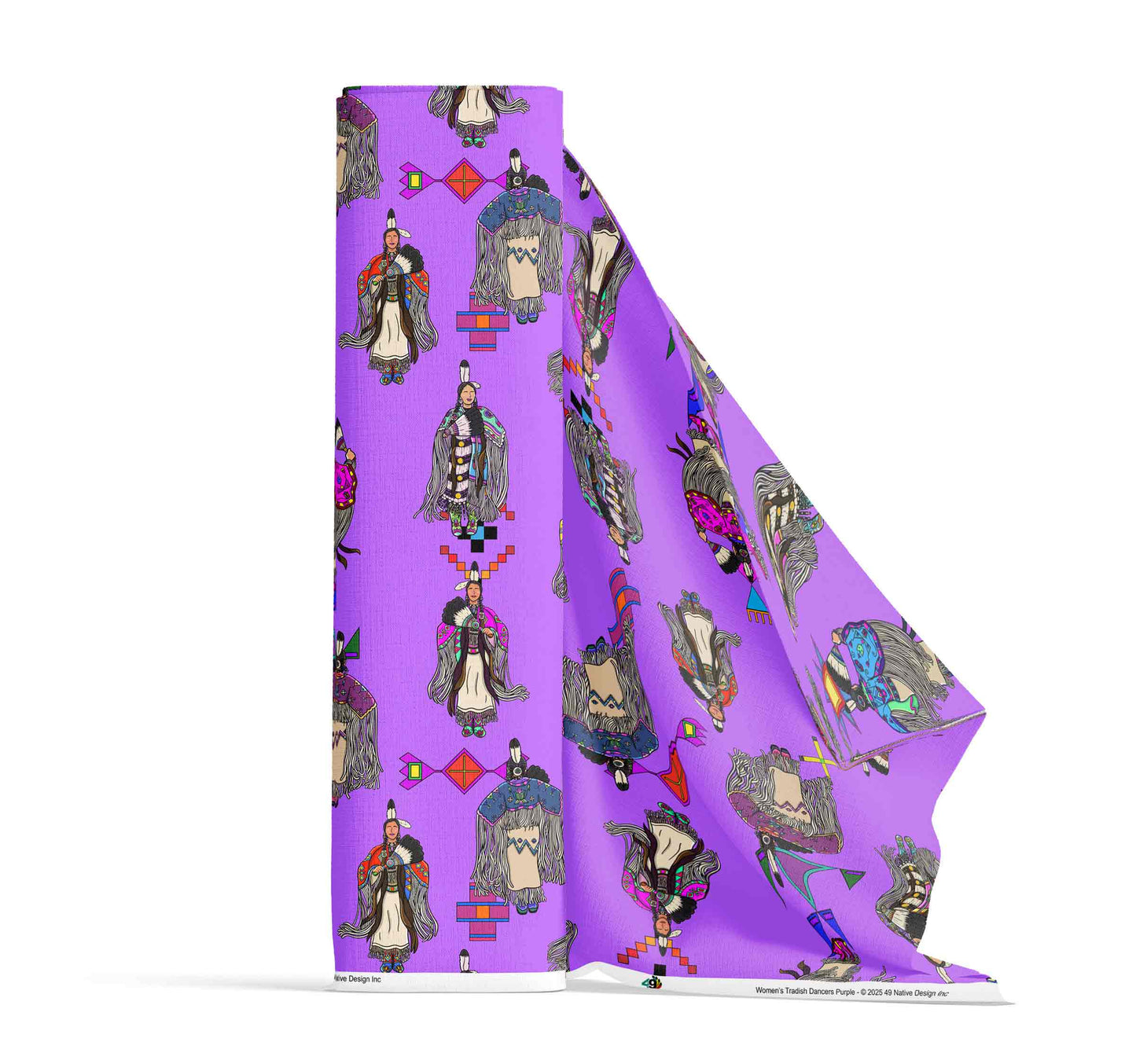 Women's Tradish Dancers Purple Large Fabric
