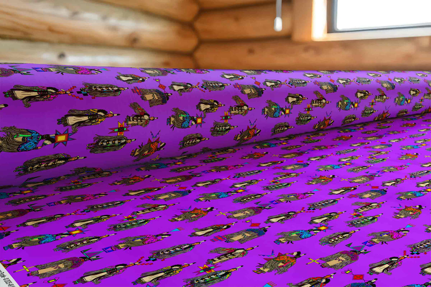 Women's Tradish Dancers Purple Small Fabric
