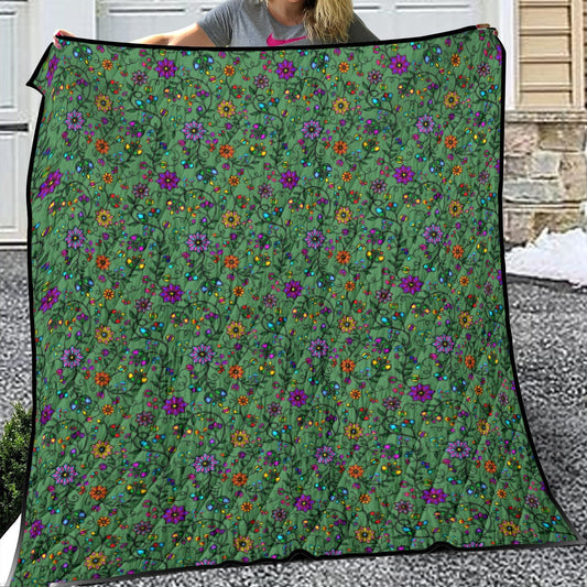 Prairie Paintbrush Sage Lightweight Quilt