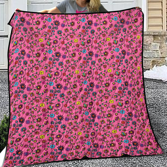 Nature's Nexus Blush Lightweight Quilt