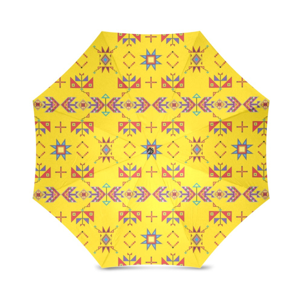 Scattered Generations Maize Foldable Umbrella