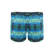 Load image into Gallery viewer, Green Star Men&#39;s Swimming Trunks
