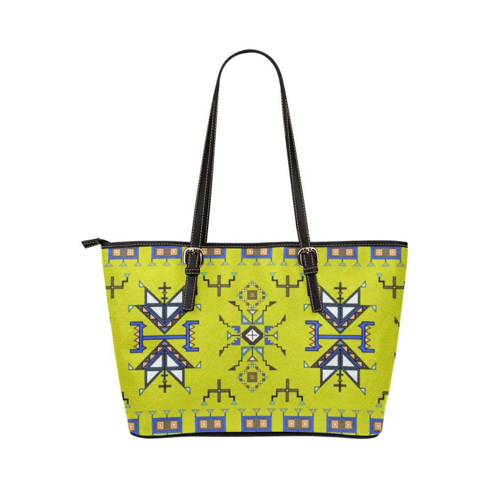 Eagle Strike Lime Leather Tote