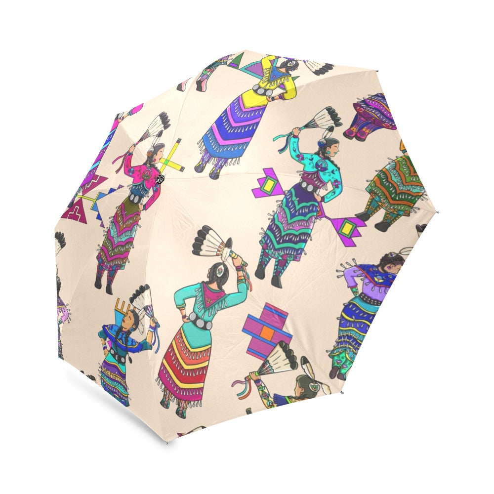 Women's Jingle Dancers Muslin Foldable Umbrella