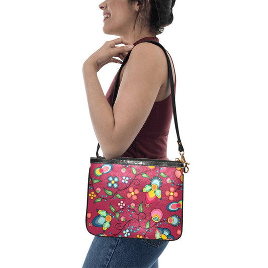 Floral Bounty Magenta Small Shoulder Bag