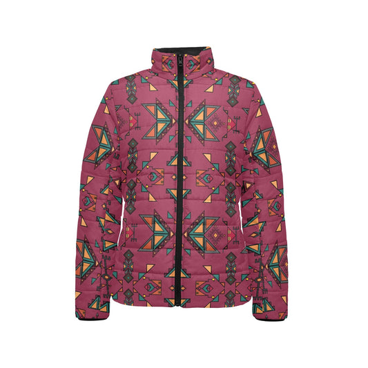 Arrow Dawn Maroon Stand Collar Jacket