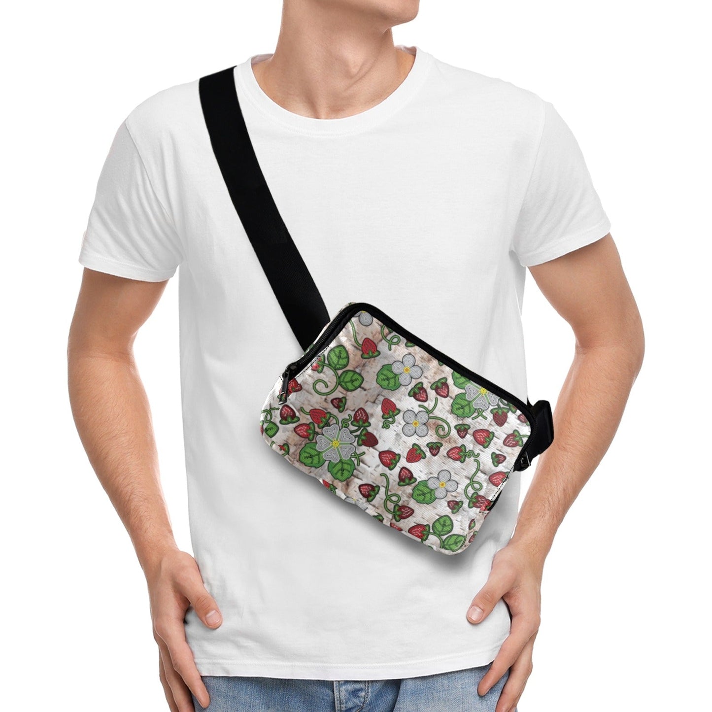 Strawberry Dreams Br Bark Belt Bag