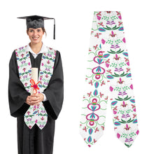 Load image into Gallery viewer, Quilled Divine White Graduation Stole
