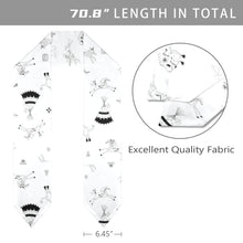 Load image into Gallery viewer, Ledger Dables White Graduation Stole
