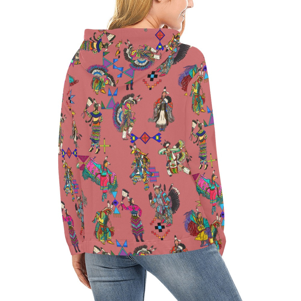 Grand Entry Dancers Terra Cotta Hoodie for Women