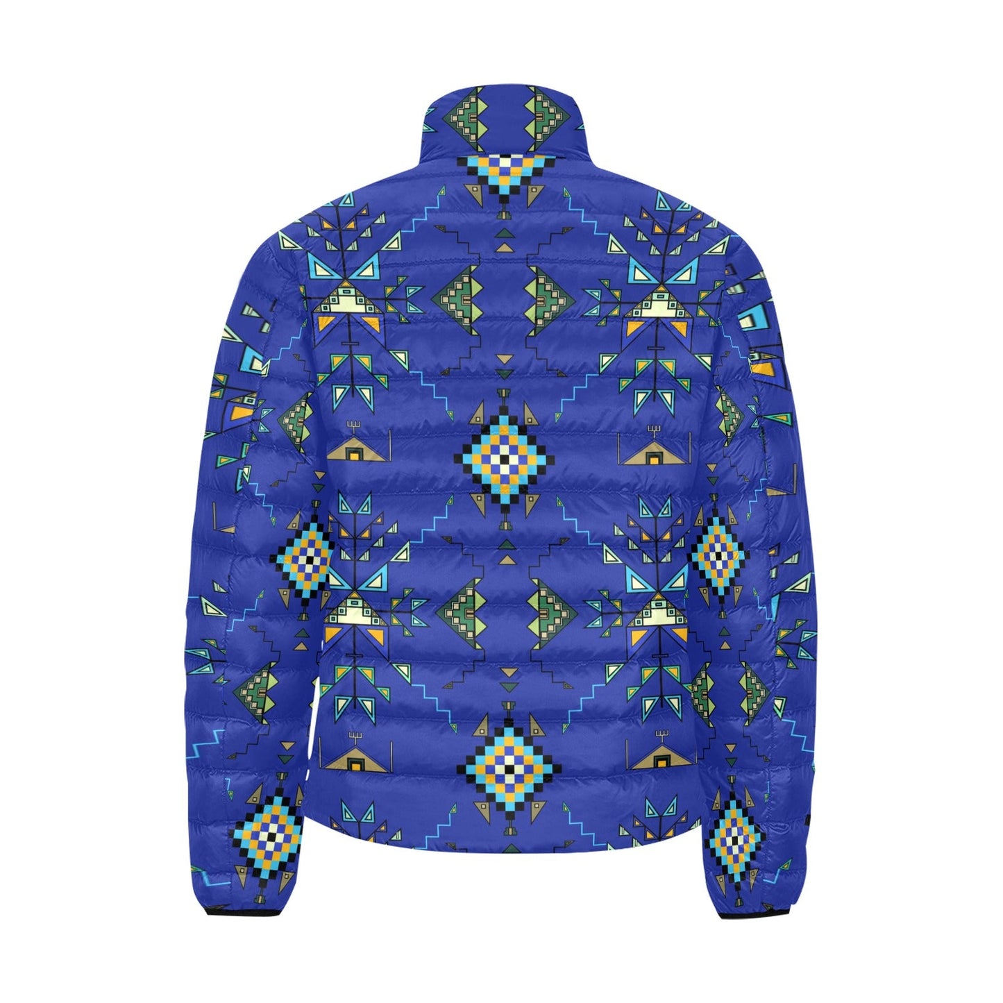 Bear Shield Dark Blue Padded Jacket