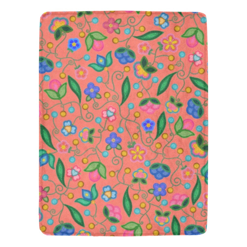 Skyberry Serenade Peach X-Large Micro Fleece Blanket