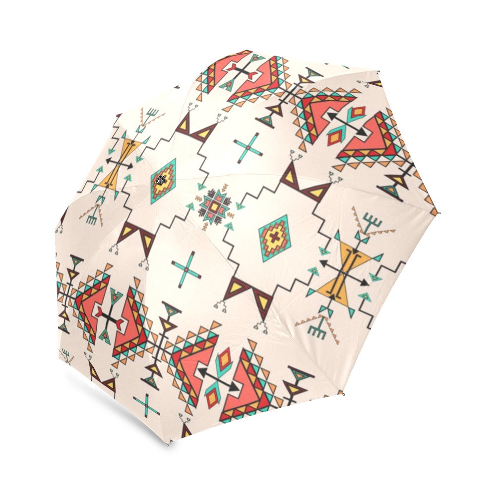 Thunder Flight Cream Foldable Umbrella