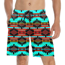 Load image into Gallery viewer, Okotoks Arrow Men&#39;s Mid-Length Beach Shorts
